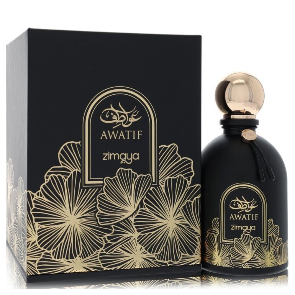 Afnan Zimaya Awatif Black by Afnan Eau De Parfum Spray 3.4 oz